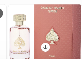 Game Of Spades Queen By Jo Milano Paris Eau de Parfum Spray for Women 3.4 oz / 100ml Luxury Fragrance