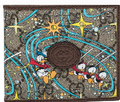 Gucci GG Supreme Disney Collaboration Donald Duck Folding Wallet