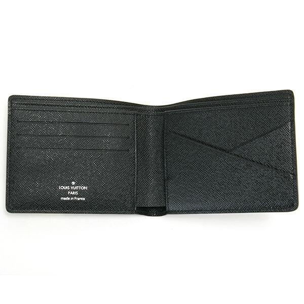 # **Louis Vuitton Multiple Wallet N62663 Damier Graphite Canvas Men's Bifold Wallet Black/Grey**